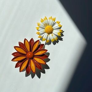 Flower Brooches